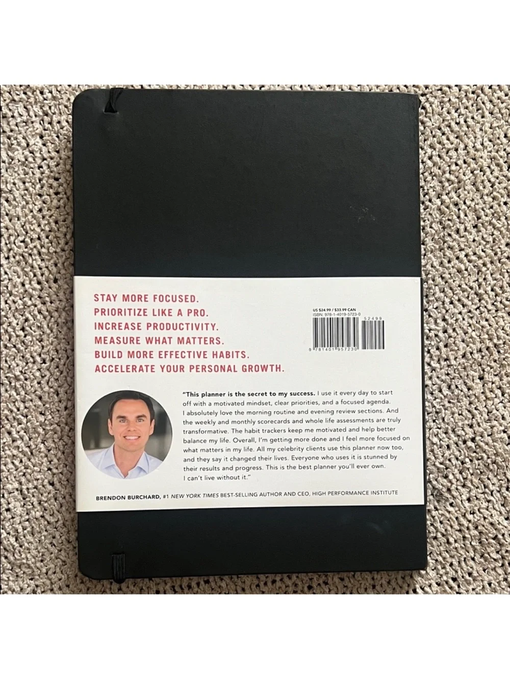 The High Performance Planner - Brendon Burchard, new in packaging
